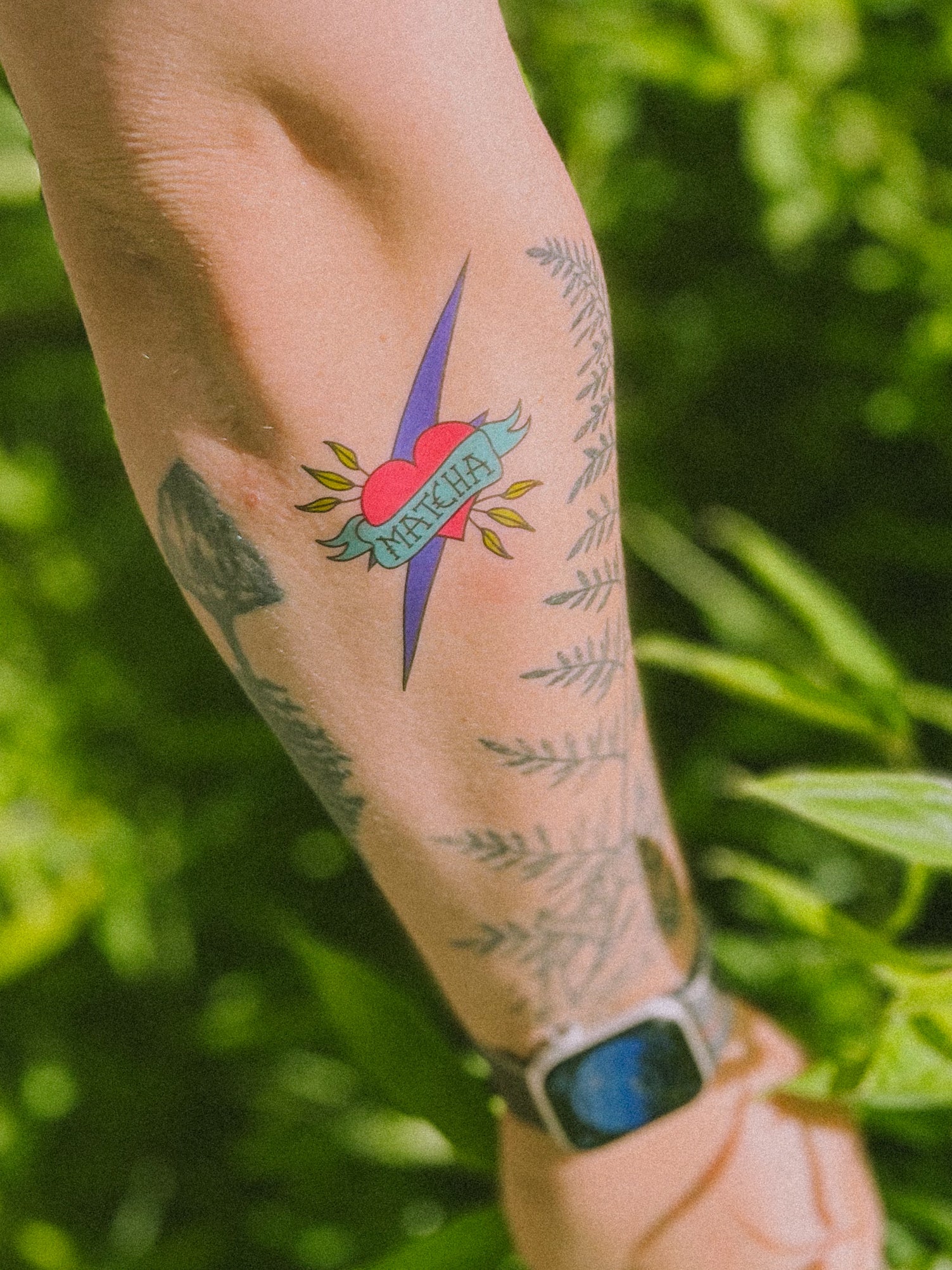 Matcha love tattoo on flex